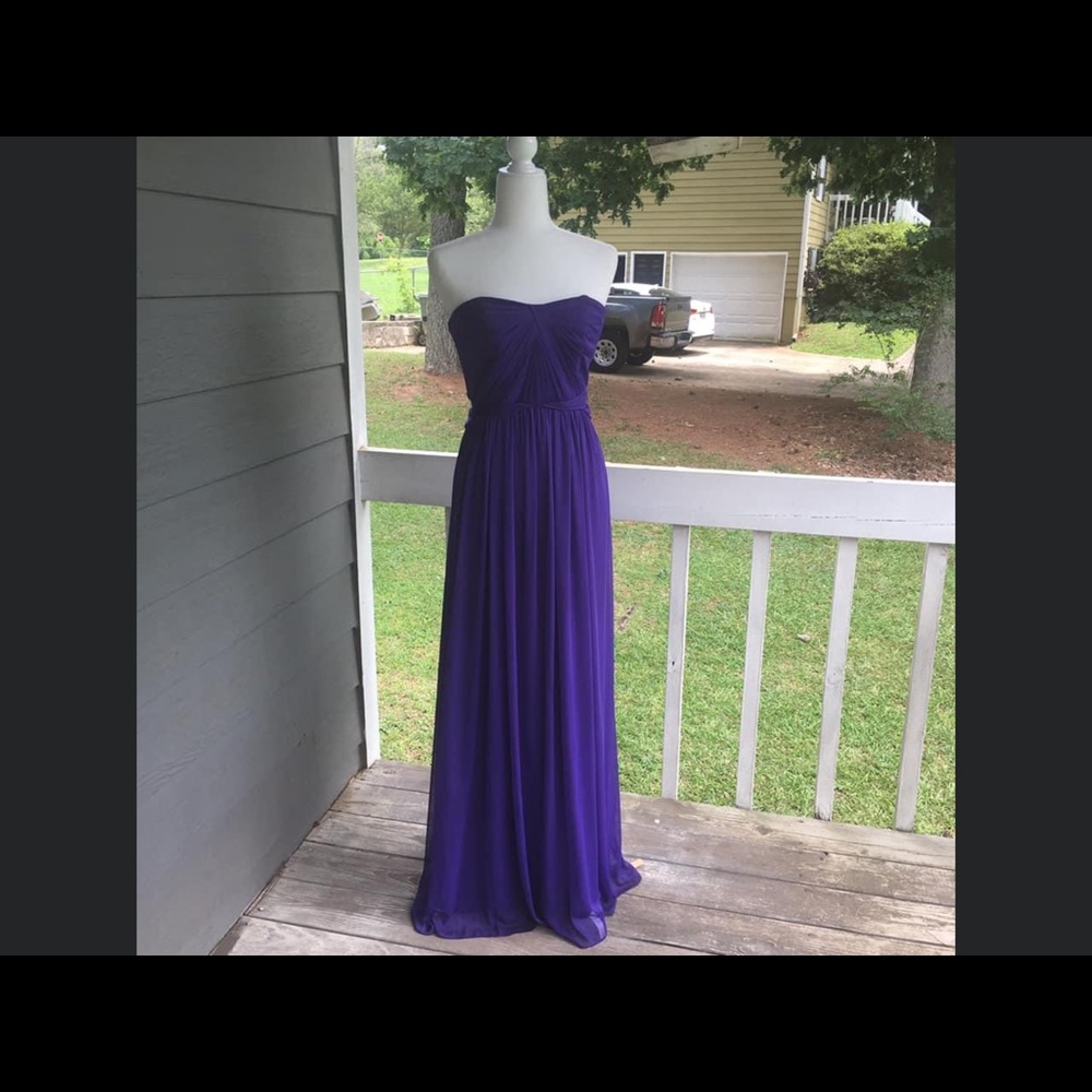 David’s Bridal Purple Formal Dress Size 6